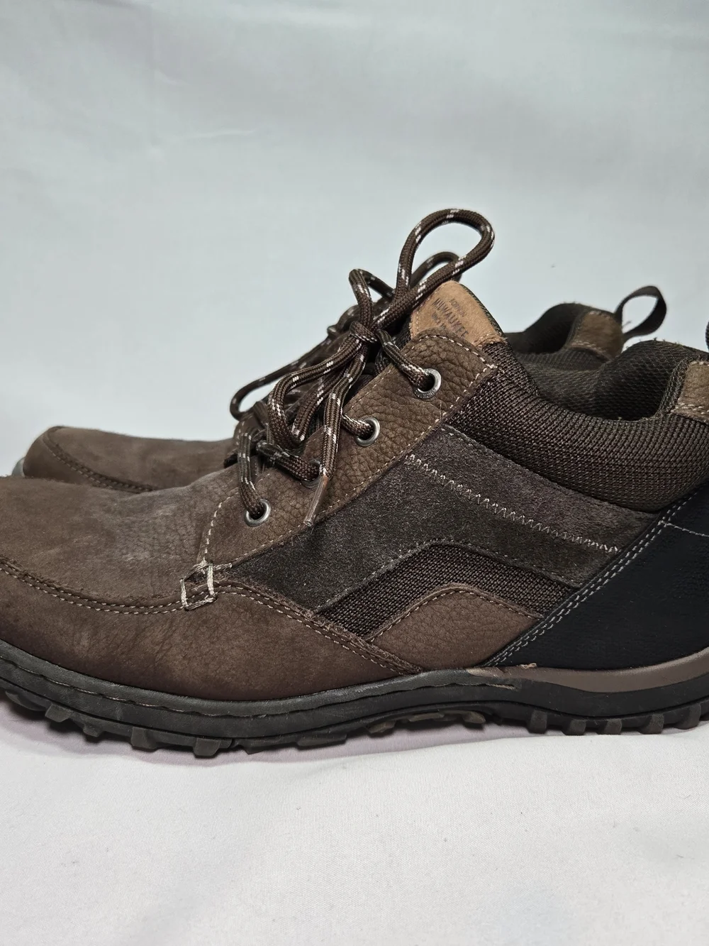 Nunn Bush Mens 10 Wide Quest MT Chukka Boots Brown Leather Hiking Outdoor